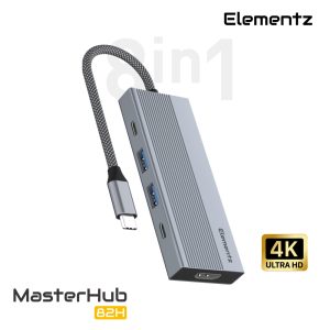MasterHub 82H 8合1 USB-C 轉接器<br>(MF-82H)