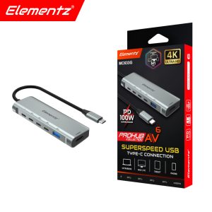 多功能 633G 6合1 USB-C 轉接器<br>(MG-633G)：圖片 4
