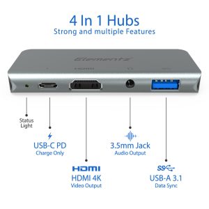 多功能 4合1 USB-C 轉接器<br>(MP401):圖片 4