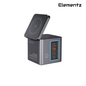 磁吸式 6合1 無線充電座 3C1A<br>(PD-105W)