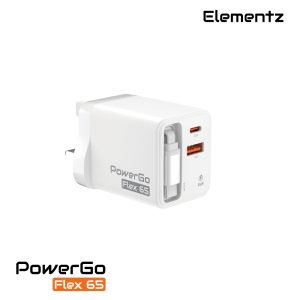 Alternative view of PowerGo Flex65 充電器 2C1A<br>(PD-FA65)
