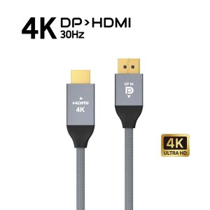 DP to HDMI 影音線<br>4K@30Hz / 2K@60Hz<br>(DH4K)：圖片 4